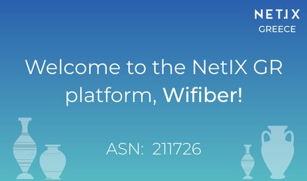 Welcome to the NetIX GR platform, Wifiber!