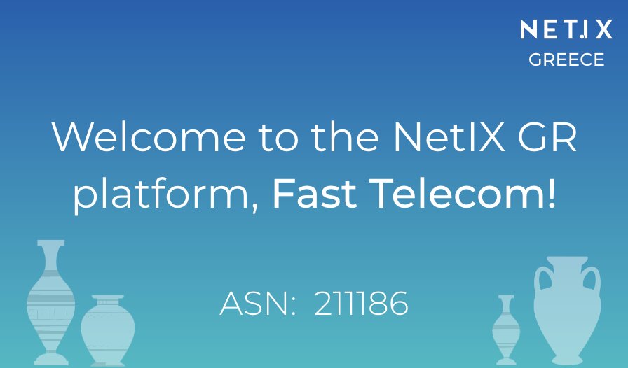 Welcome to the NetIX GR platform, Fast Telecom!