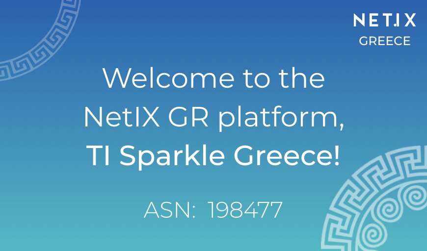 Welcome to the NetIX GR platform, Telecom Italia Sparkle Greece!