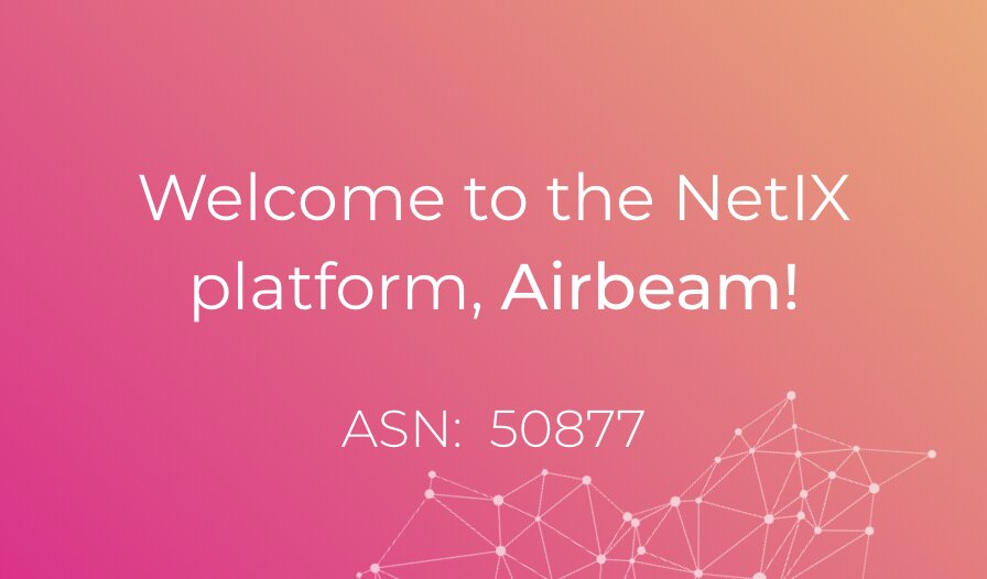 Welcome to the NetIX platform, Airbeam!