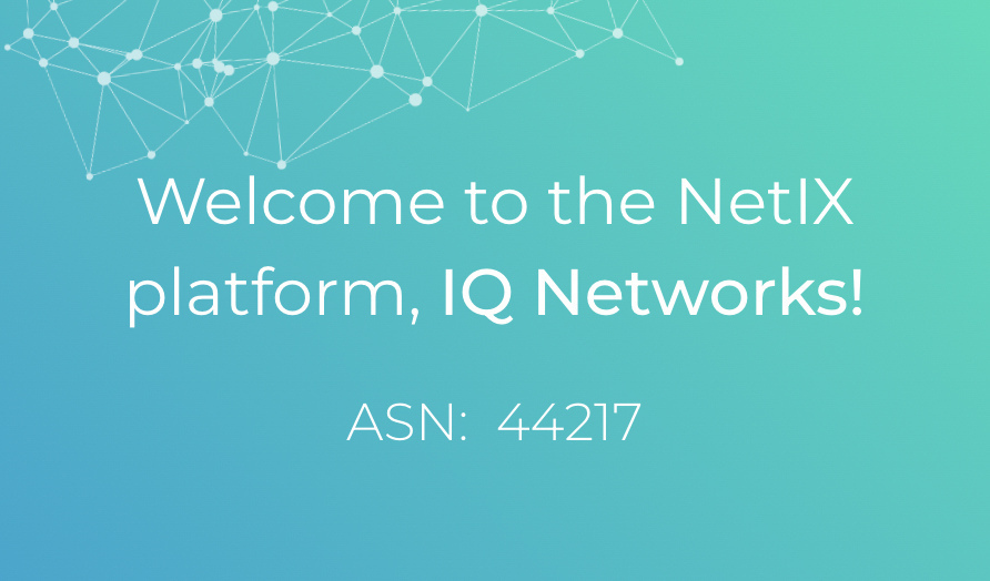 Welcome to the NetIX platform, IQ Networks!