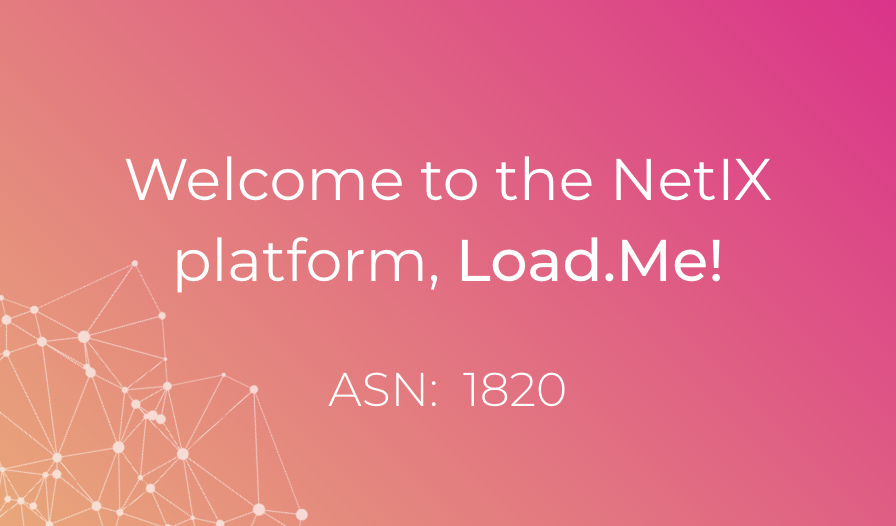 Welcome to the NetIX platform, Load.Me!