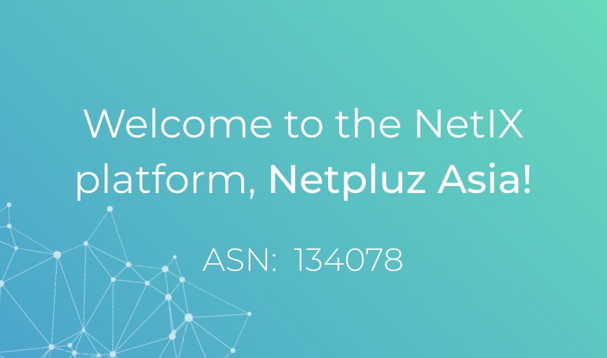 Welcome to the NetIX platform, Netpluz Asia!