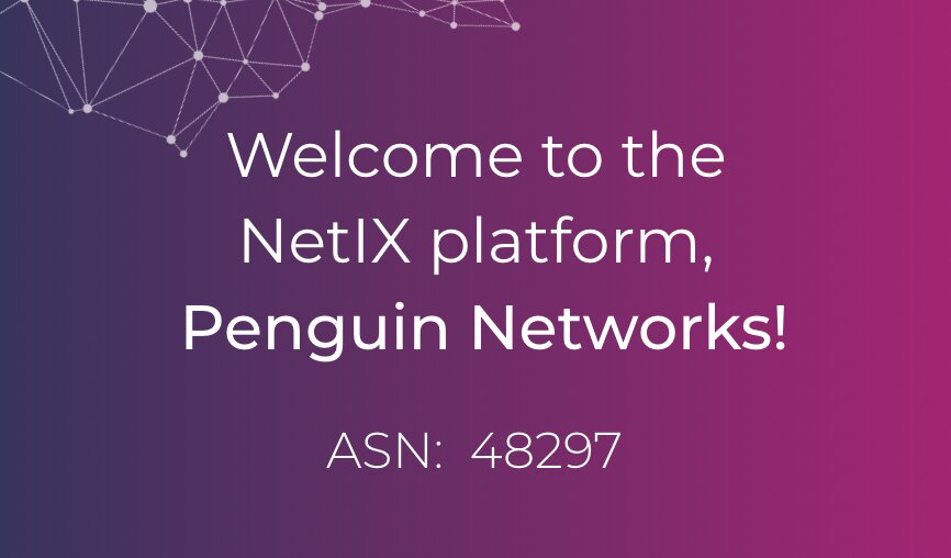 Welcome to the NetIX platform, Penguin Networks!