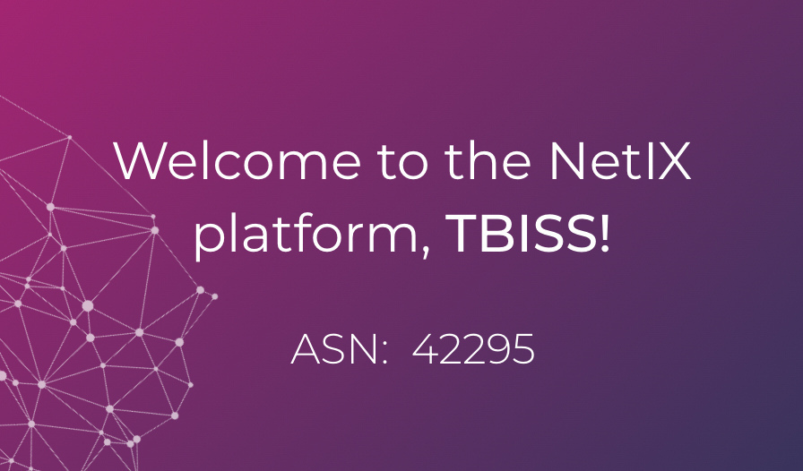 Welcome to the NetIX platform, TBISS!