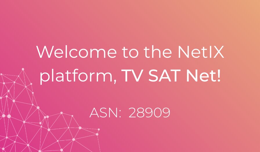 Welcome to the NetIX platform, TV SAT Net!